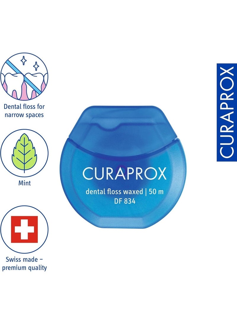 Curaprox Dental Floss Waxed 50ML - Image 1